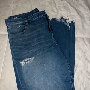 American Eagle Outfitters Women's High Rise Blue Jeans